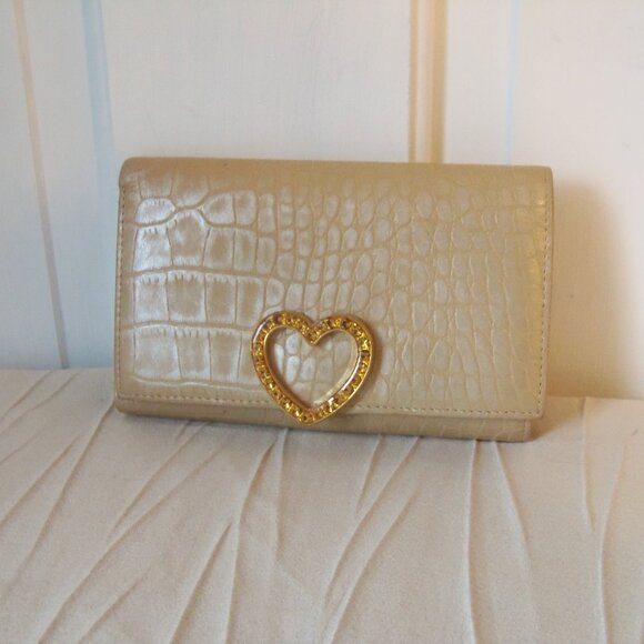 Lovecat Croco Tri Fold Wallet - Picture 1 of 13